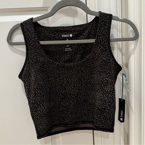 Stance crop tank with built in bra
